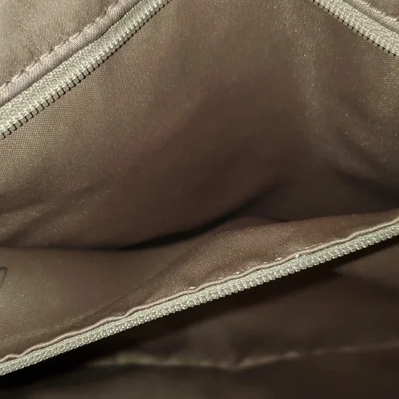 COACH Madison Signature Print Slim File Bag Crossbody Shoulder Bag Black\Tan - Picture 7 of 16